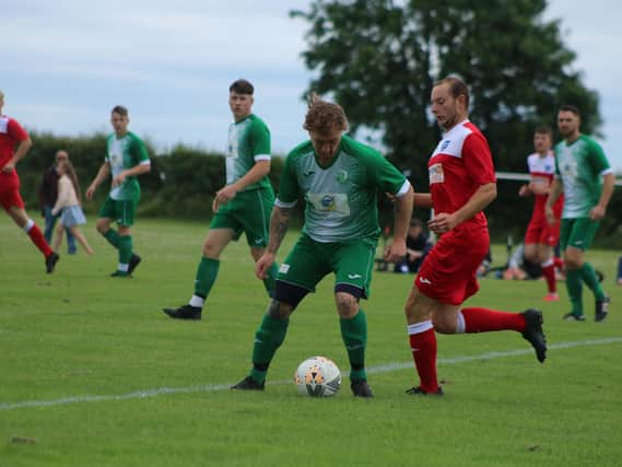 Keelby United in pre-season action. Photo: Oliver Atkin