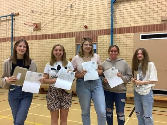 GCSE celebrations at Boston High School