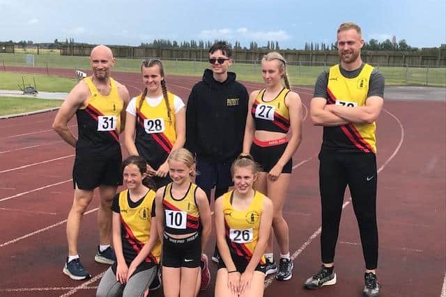 Some of the Gold Tops on the Tommy Clay Track.