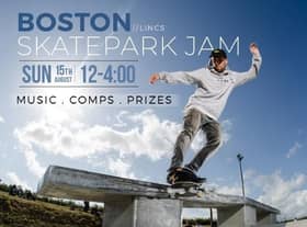 The Skatepark Jam takes place on Sunday