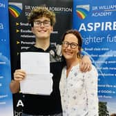 Ewan Mould of Navenby pleased with his GCSE results at Sir William Robertson Academy. EMN-211208-160404001