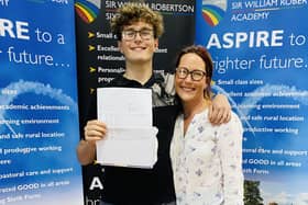 Ewan Mould of Navenby pleased with his GCSE results at Sir William Robertson Academy. EMN-211208-160404001