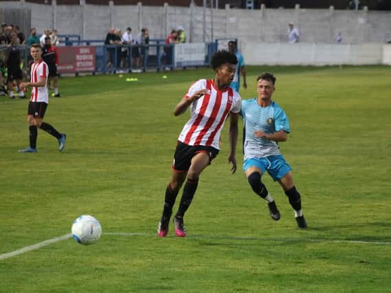 Gainsborough Trinity beat Lincoln City in the last round. Photo: Oliver Atkin