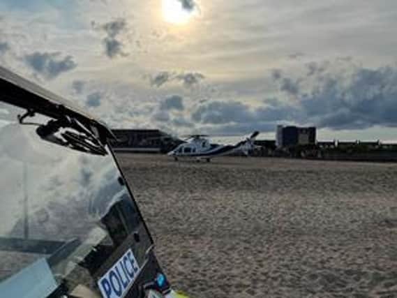 A warning has been issued about beach safety following an incident involving a six-year-old boy.