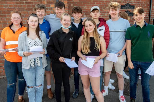 Banovallum students collected their GCSE results on Thursday.