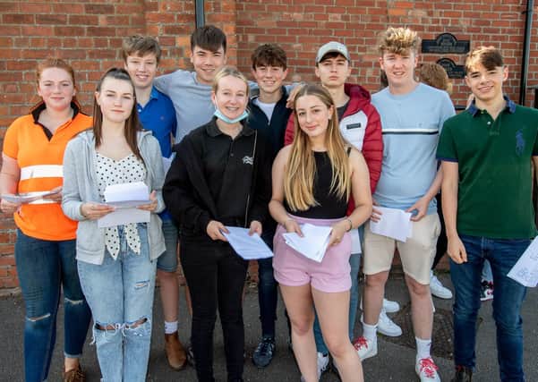 Banovallum students collected their GCSE results on Thursday.