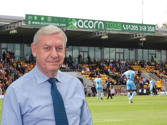 Boston United chairman David Newton. Photos: Oliver Atkin