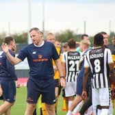 Craig Elliott after defeat to Spennymoor Town. Photo: Oliver Atkin