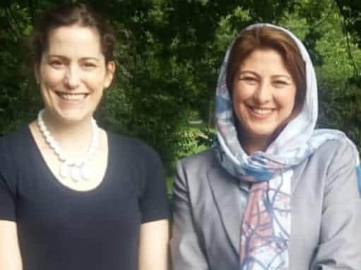 Hassina with Louth & Horncastle MP Victoria Atkins.