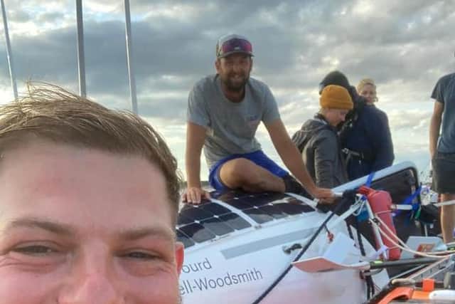 Joe Pieniak (front) was  on the inshore lifeboat with Andy and is now  full-time coxwain for the Humber Lifeboat and part-time at Skegness when on rotation.