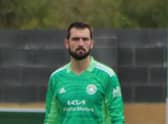 Peter Crook saved a penalty. Photo: Oliver Atkin