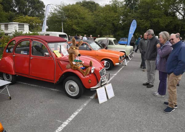 Sleaford historic car and motorcycle show in 2019. EMN-190909-171631001