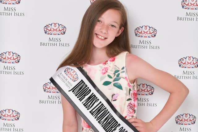 Junior Miss Lincolnshire Grace Johnson of Sleaford is in the national finals. EMN-210823-170749001
