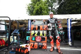Peter Hickman celebrates.