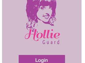 The Hollie Guard app.