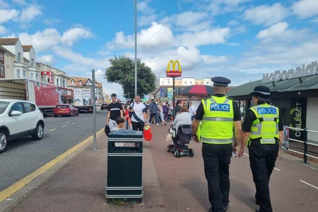 Our newspaper joined Insp Colin Haigh and PC Rebecca Latto on patrol in Skegness.