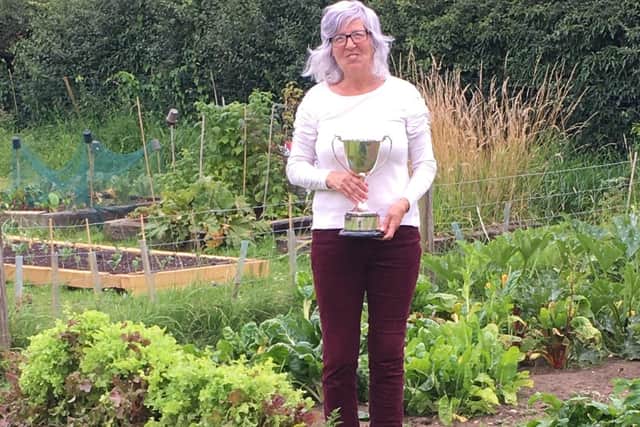 Anita at Moorby delighted judges with her  fruit and vegetable-inspired back garden, getting top scores for the ‘Most Edible Garden.’