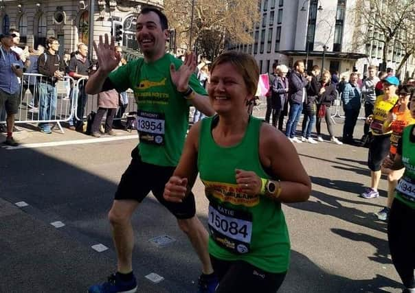 Anthony Wood and Katie Gyles will be running in aid of the Lincs and Nott Air Ambulance again. EMN-210830-165455001