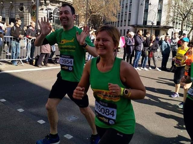 Anthony Wood and Katie Gyles will be running in aid of the Lincs and Nott Air Ambulance again. EMN-210830-165455001