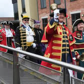 The 2019 Town Crier competition at Sleaford Town Hall, with criers from around the UK taking part. Criers will parade through Sleaford town centre again on Saturday. EMN-191006-110203001