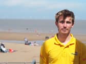 RNLI lifeguard Liam Sandall.