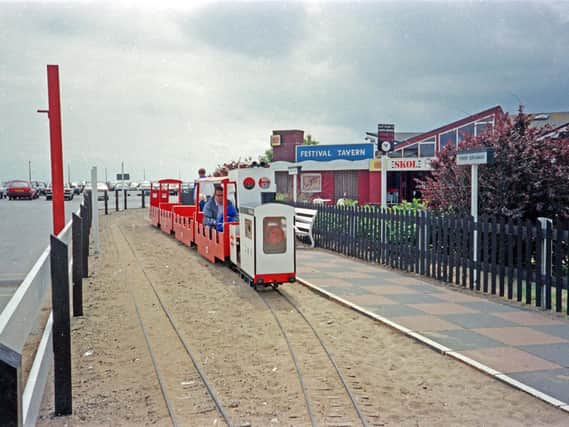 The railway near the boating late in 1989.