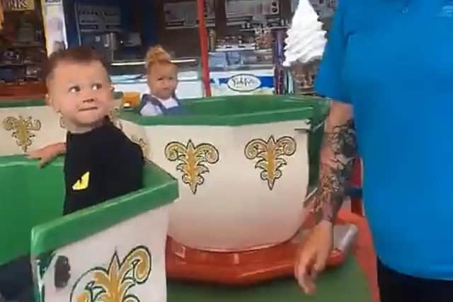 Louisiana-Brook having fun at the fair.