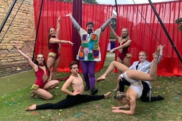 Circus Starlight performers at their Leadenham bank holiday weekend show. Photo: Jo Banks EMN-210830-110132001