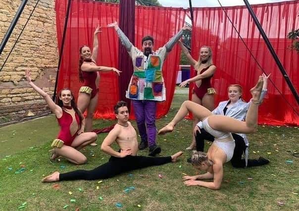 Circus Starlight performers at their Leadenham bank holiday weekend show. Photo: Jo Banks EMN-210830-110132001