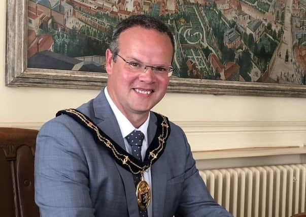 Mayor of Louth, Councillor Darren Hobson