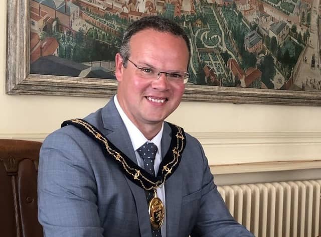 Mayor of Louth, Councillor Darren Hobson