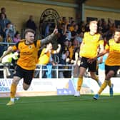 Boston United 2 Curzon Ashton 1. Photo: Oliver Atkin