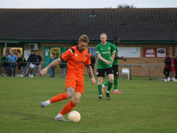 A second win of the week for Skegness Town. Photo: Oliver Atkin