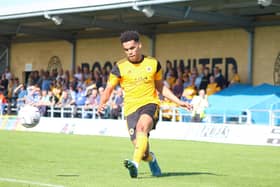 Jake Leake impressed on his United debut. Photo: Oliver Atkin
