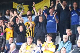 Boston United won 2-1 at Bradford Park Avenue. Photo: Oliver Atkin