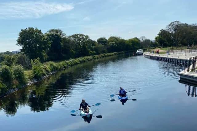 Beautiful scenery along the Caledonian Canal for the pair. EMN-210830-192939001