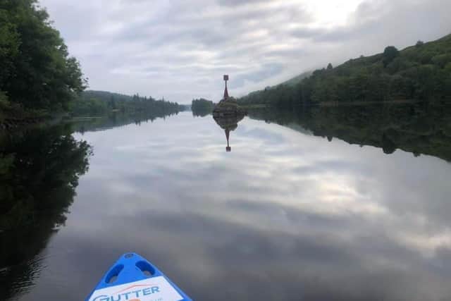 Breath-taking - paddling along one of the lochs. EMN-210830-192858001