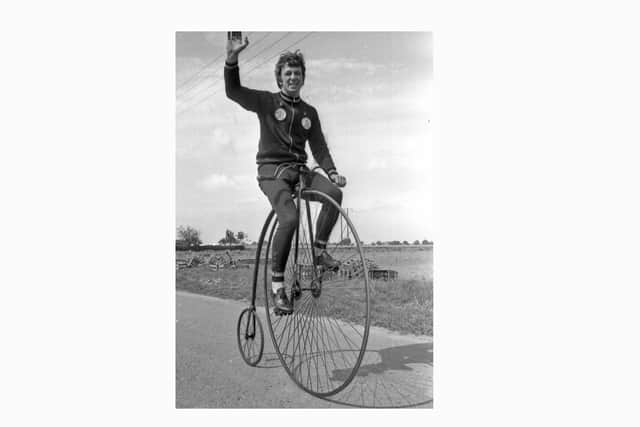 Boston racing cyclist John Almond.