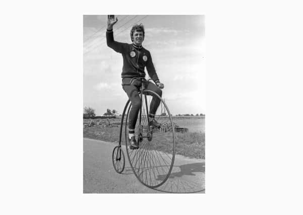 Boston racing cyclist John Almond.