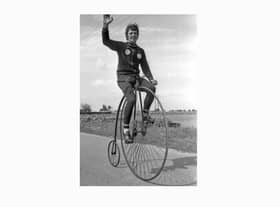 Boston racing cyclist John Almond.
