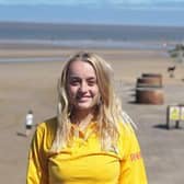 RNLI Lifeguard Lois Kemp was patrolling the swim zone when she noticed the two children between the red and yellow flags.