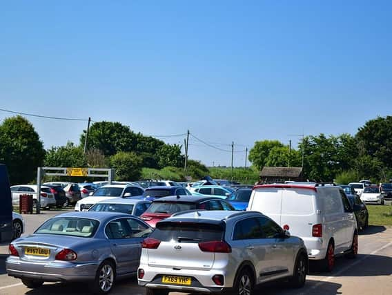 Anderby Creek car park.