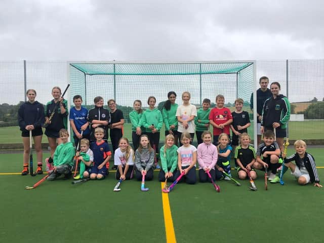 A summer camp at Louth HC.