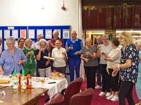 Mary celebrated her 100th birthday with family and friends.