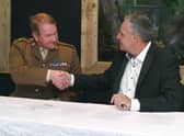 The Armed Forces Covenant was signed by Steve Nichols, the Chief Executive of Lincolnshire Wildlife Park, and Major Mitch Pegg, Officer Commanding  of the 3rd Battalion The Royal Anglian Regiment.