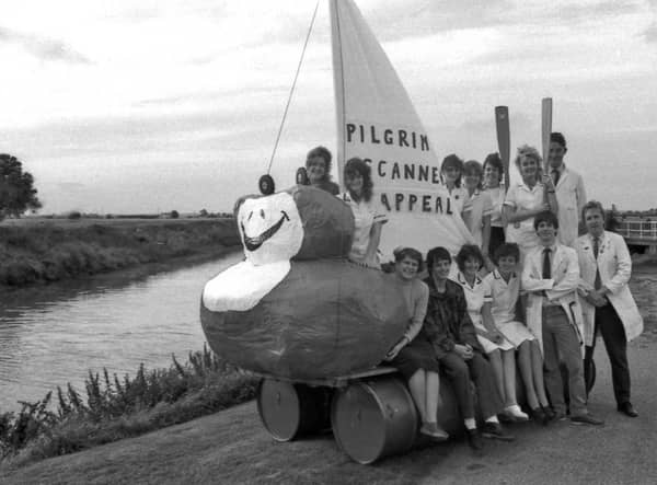 Raising funds for the Pilgrim Scanner Appeal 35 years ago ...