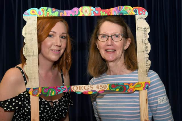 Ex pupils L-R Jodie Mullen (1997-2004) and her mother Lesley Mullen (1971-76) EMN-210920-102128001