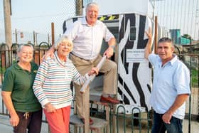 L- R Tracy Walters, Barbara Hobson, Peter Hobson and Andrew Riddel EMN-210915-111646001