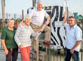 L- R Tracy Walters, Barbara Hobson, Peter Hobson and Andrew Riddel EMN-210915-111646001