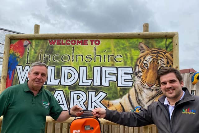 Steve Nichols, CEO at the Park, with Davey Downes, Training and Events
Manager at Group Together Ltd.